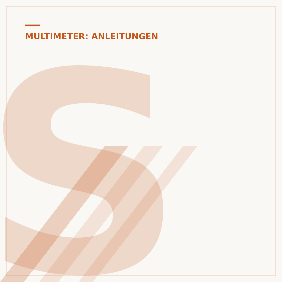 Stromstärke mit Multimeter messen