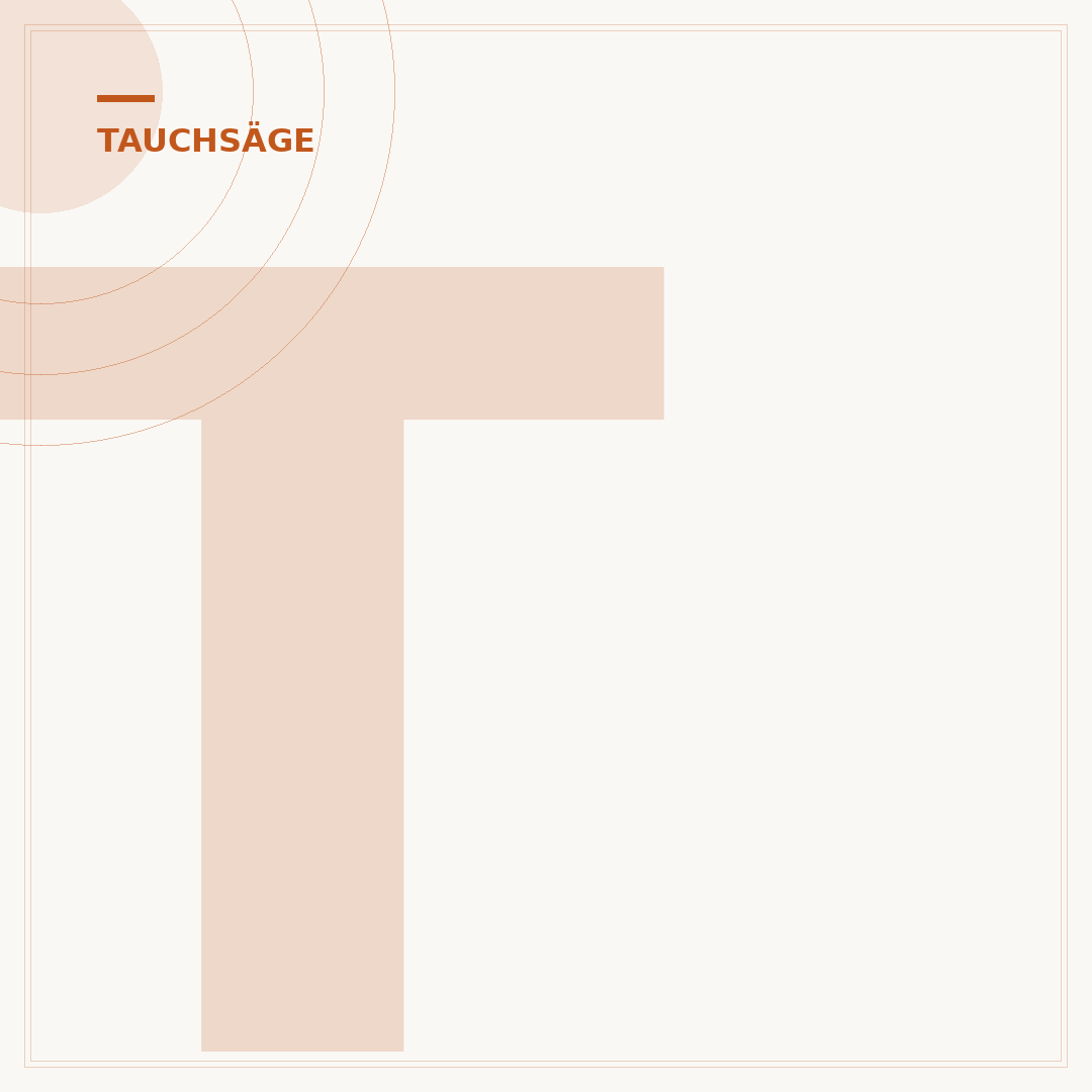 Tauchsäge: Auswahl, Anwendung und technische Details