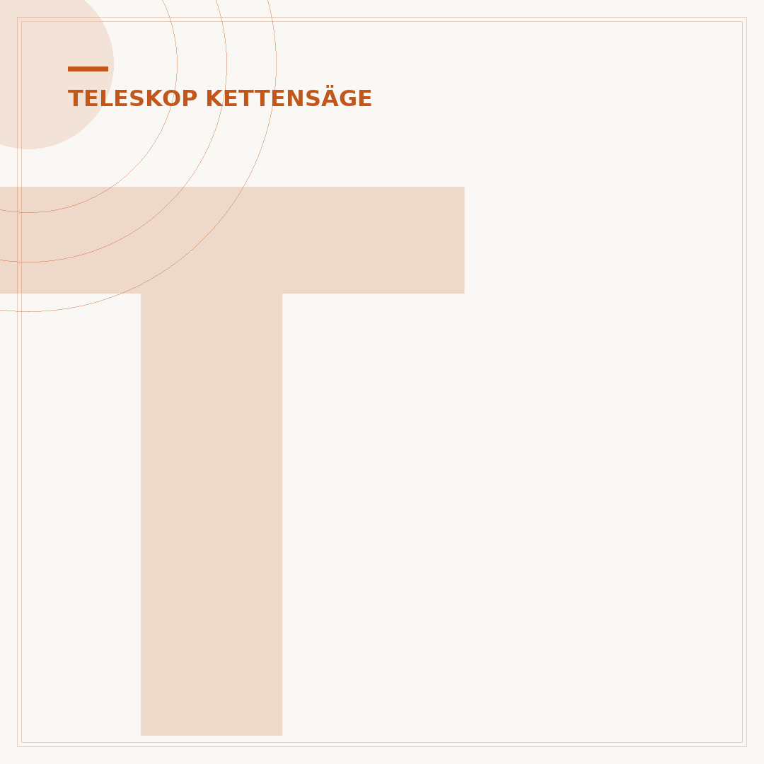 Teleskop-Kettensäge: Leistung und Sicherheit