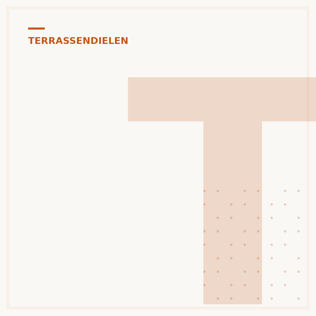 Terrassendielen auf Stoß verlegen: Fehler vermeiden