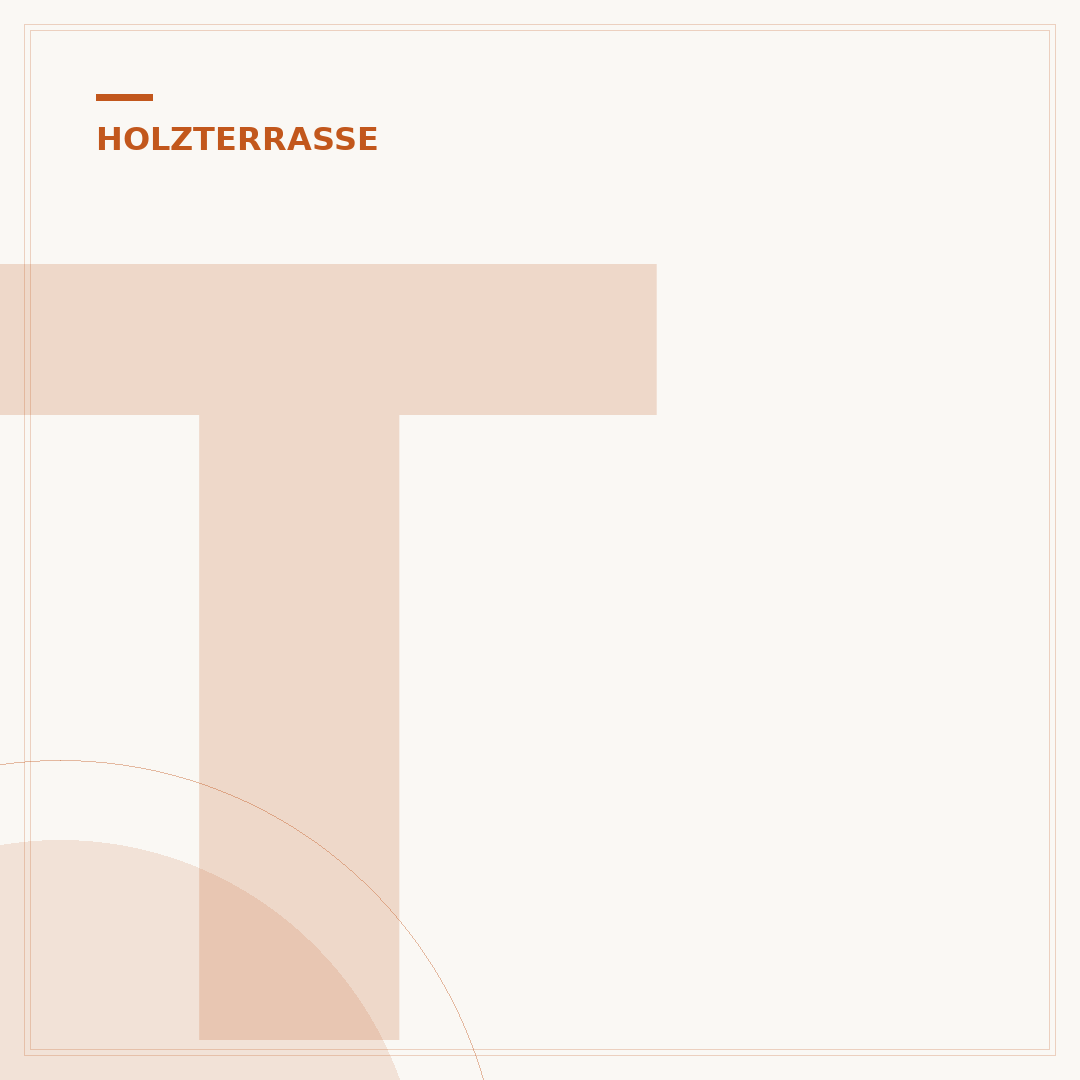Terrassendielen-Verschraubung: Vorbohren
