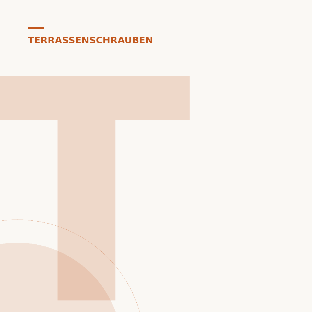 Terrassenschrauben 5x70: Auswahl, Montage & Qualität