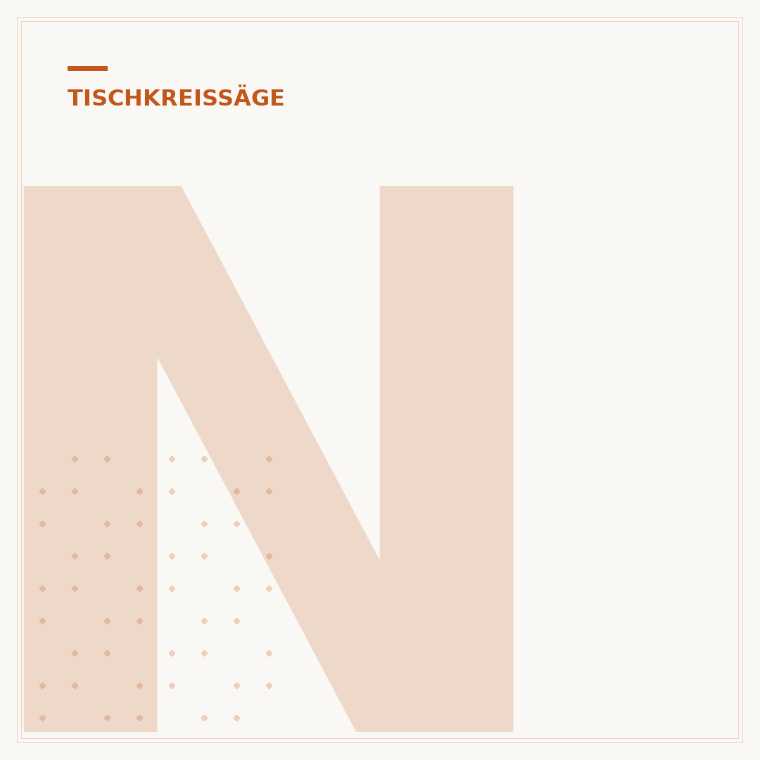 Nullspannungsschalter der Tischkreissäge prüfen