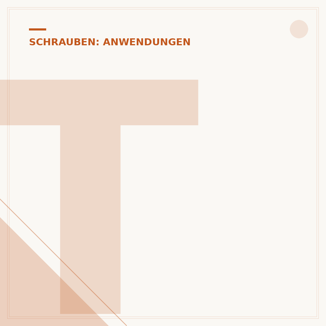 Torx vs. Kreuzschlitz: Schraubenkopf-Wahl für Heimwerker