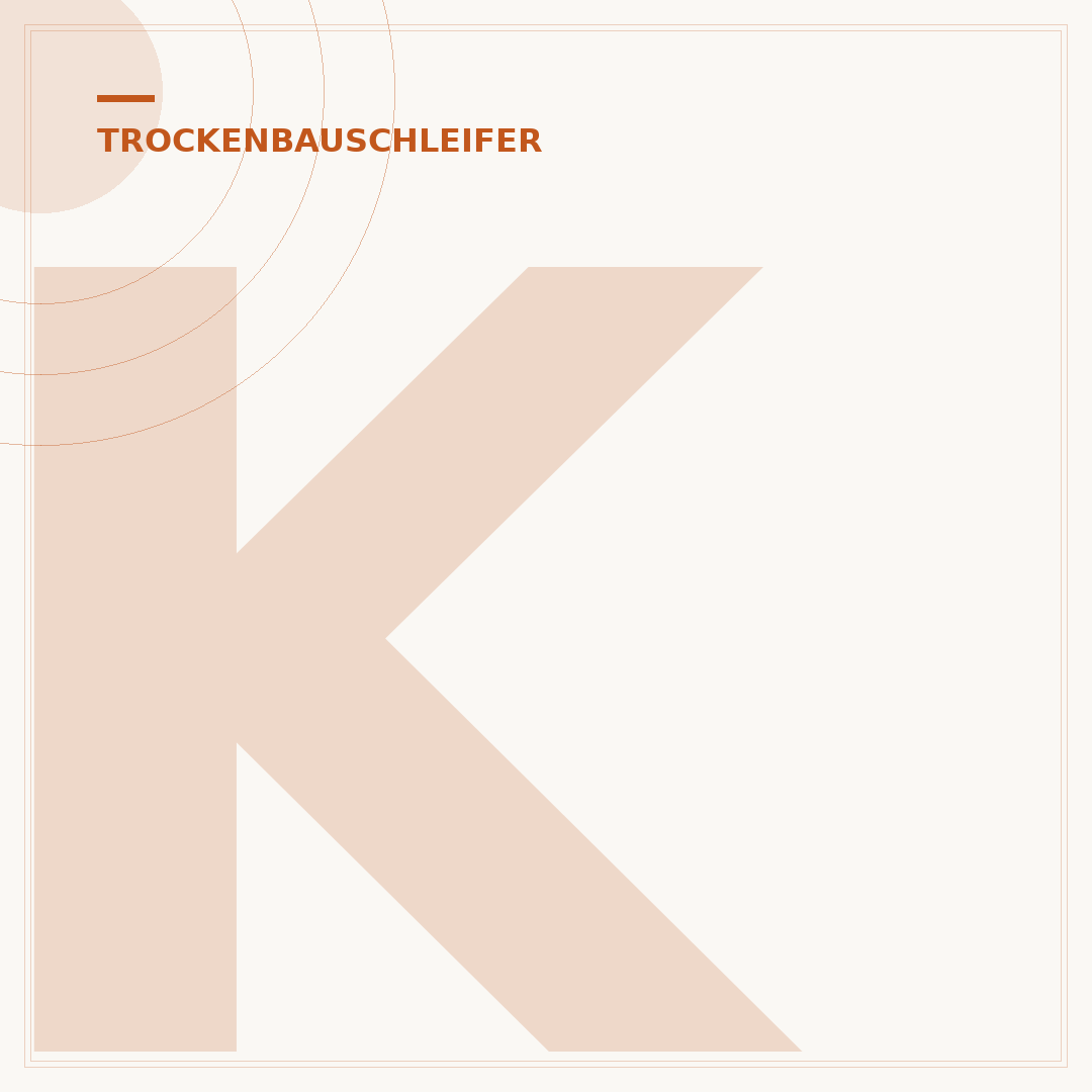 Klett-Schleifteller des Trockenbauschleifers defekt