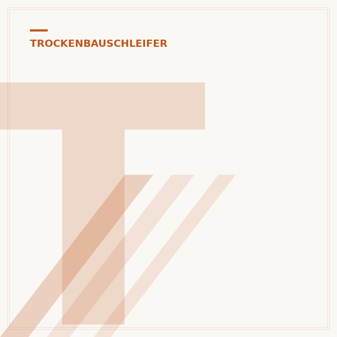 Trockenbauschleifer: Auswahl, Anwendung und Vorteile