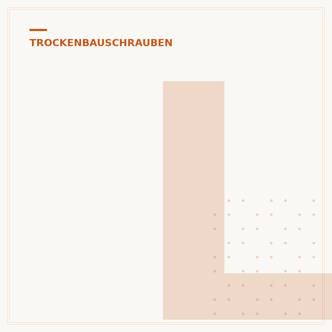 Länge von Trockenbauschrauben bestimmen