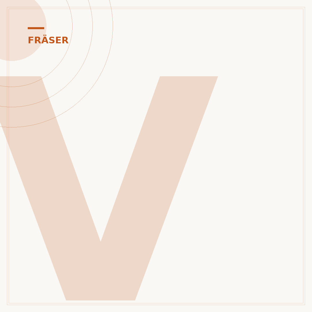 V-Nutfräser für Schrift-Schablonen