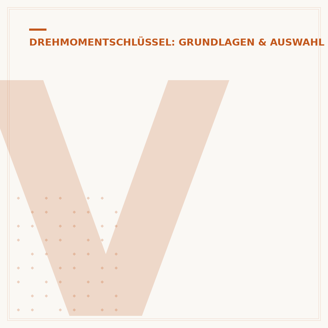 Vanpo Drehmomentschlüssel: Auswahl, Anwendung & Wartung