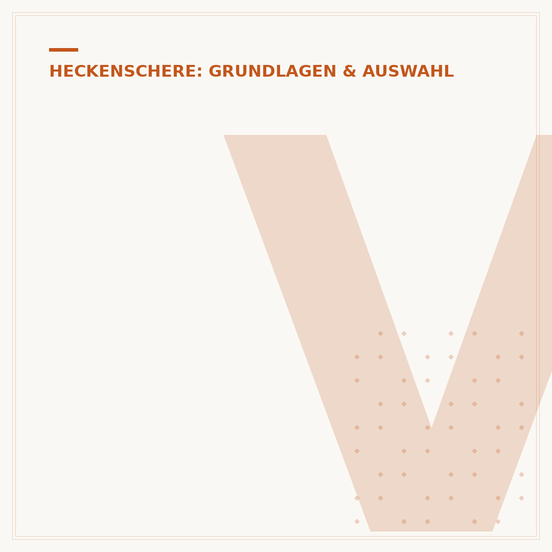 Verlängerte Heckenschere