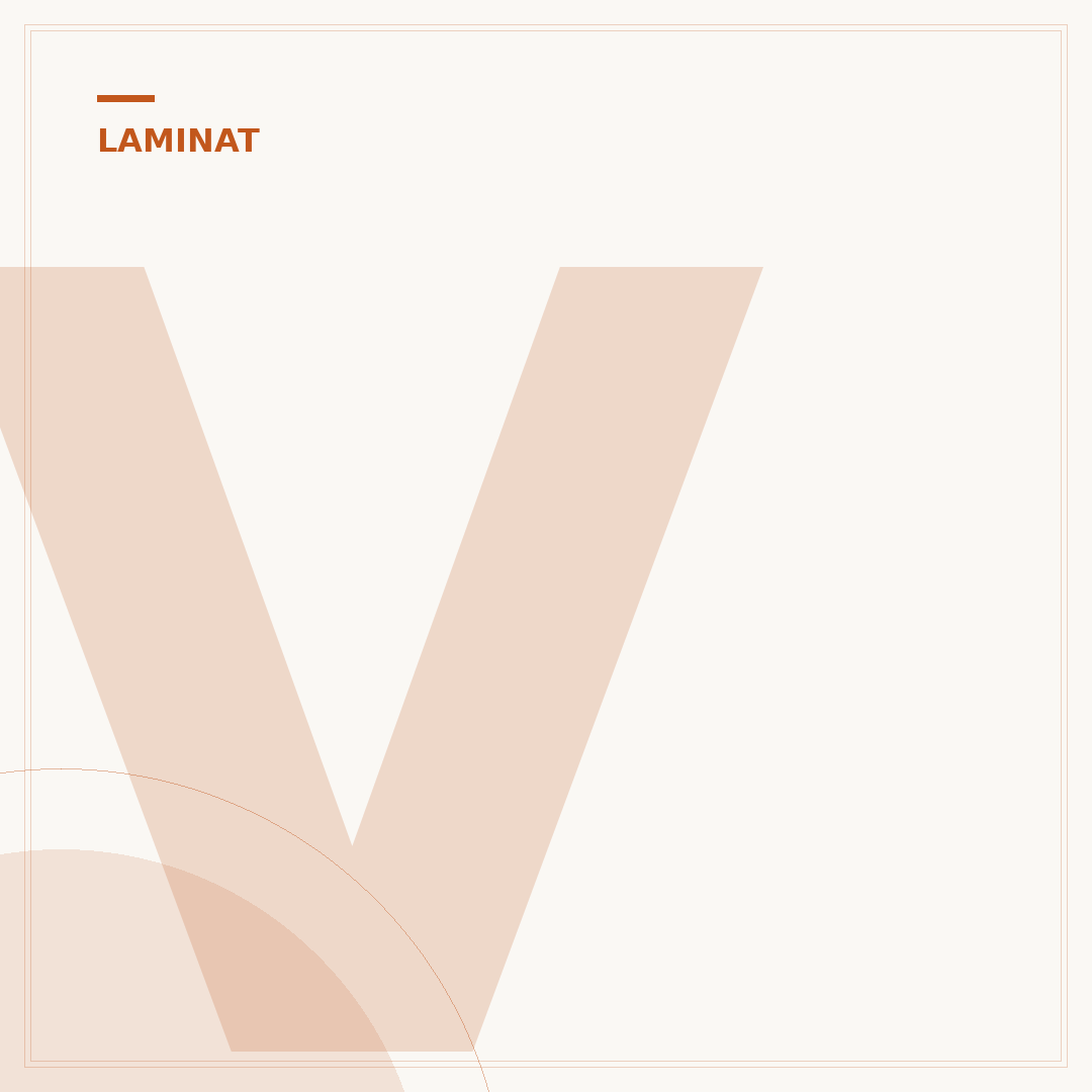 Vinyl-Laminat mit Kork-Trittschalldämmung