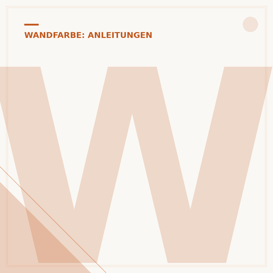 Wand streichen mit Rand-Effekt