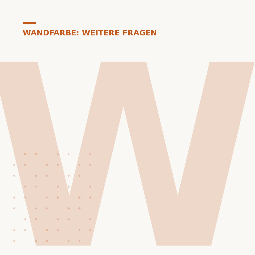 Wie lange Wandfarbe trocknet