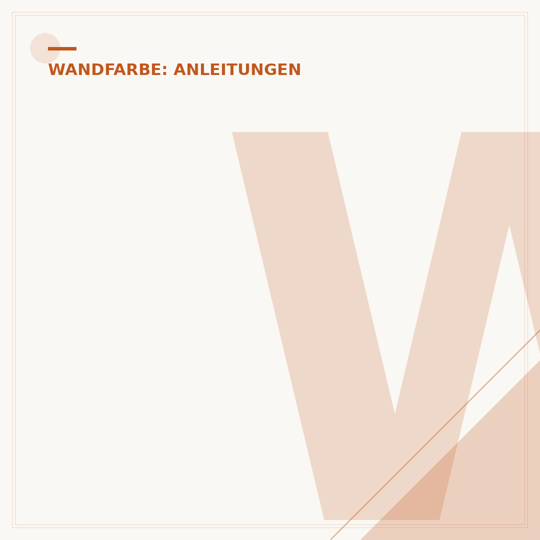 Wandfarbe verdünnen: Gründe, Methoden und Ergebnisse