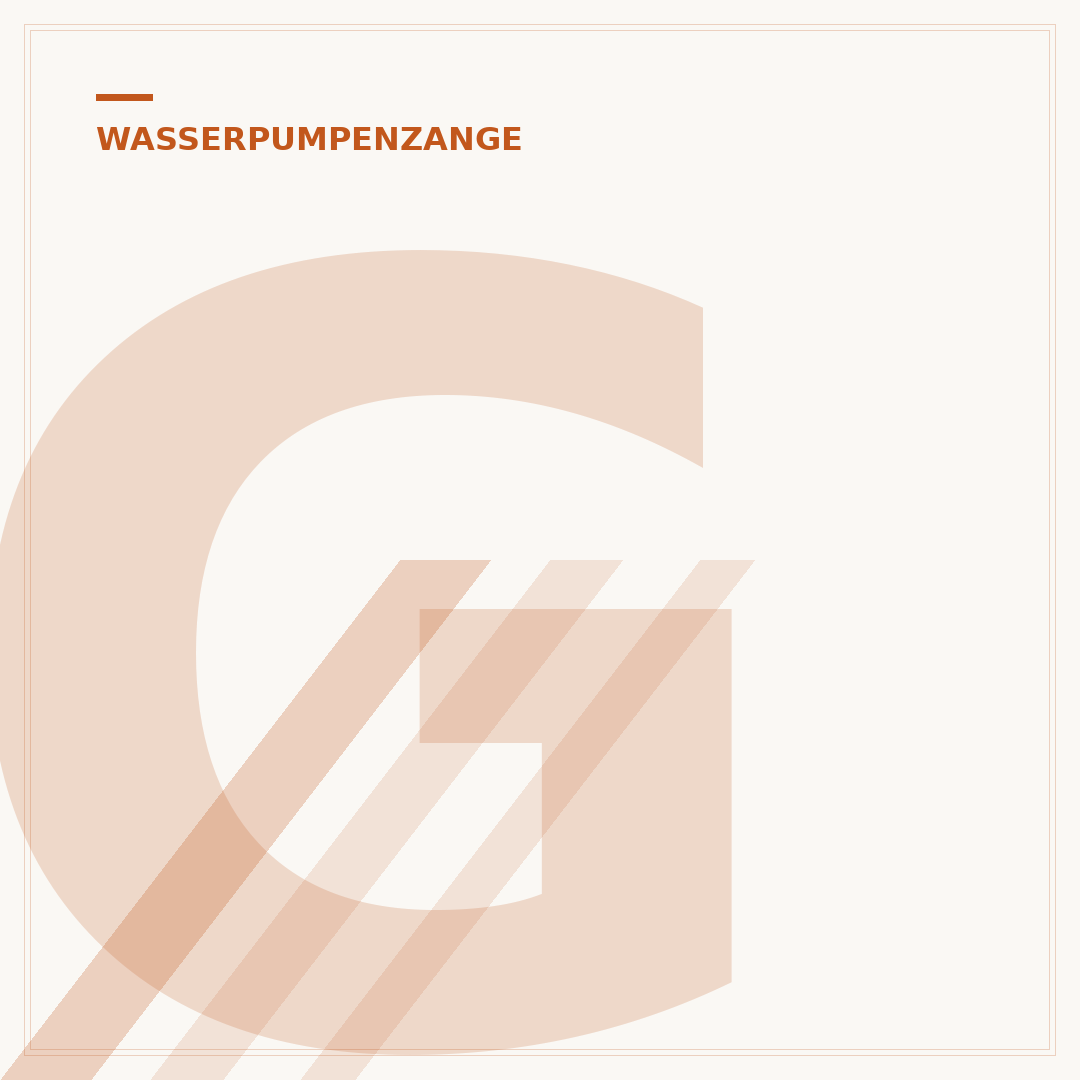 Gelenk der Wasserpumpenzange einstellen