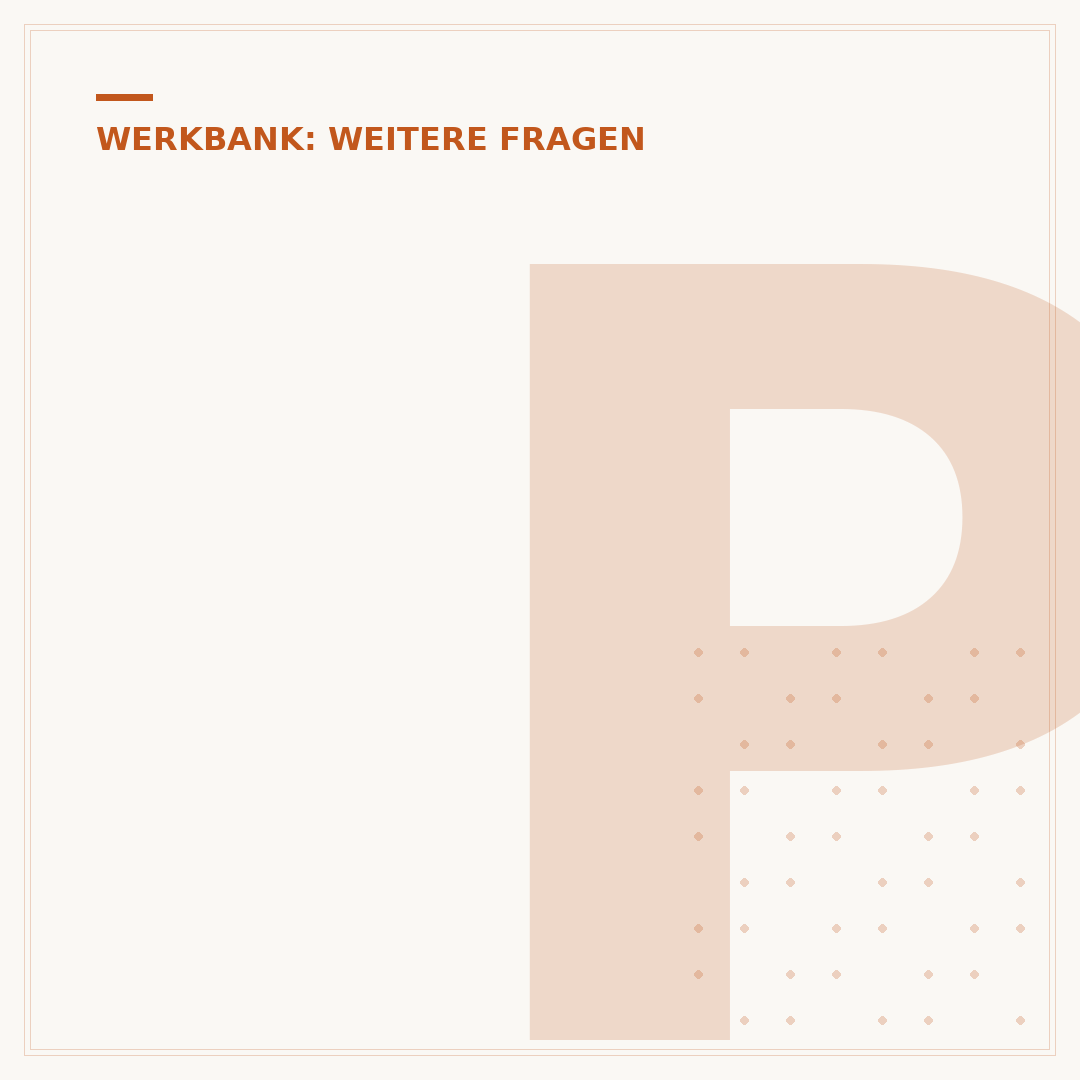 Position der Werkbank-Beleuchtung
