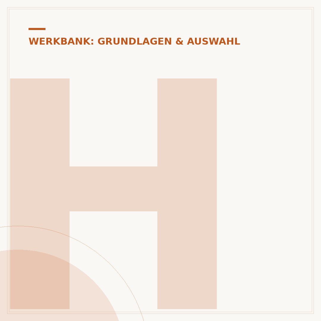 Höhenverstellbare Werkbank mit Schubladen