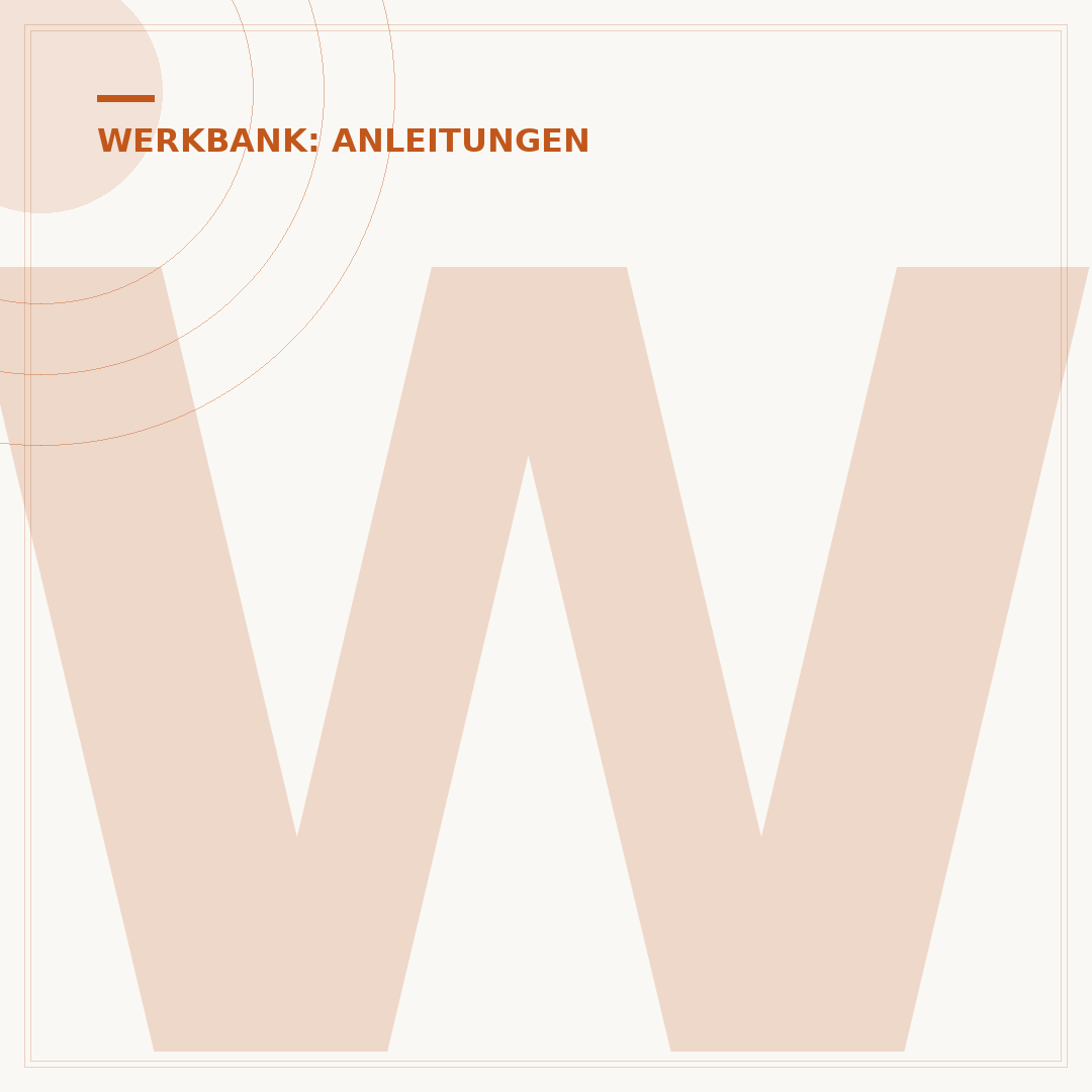 Werkbank Korpus am Boden ausrichten: Fehler vermeiden