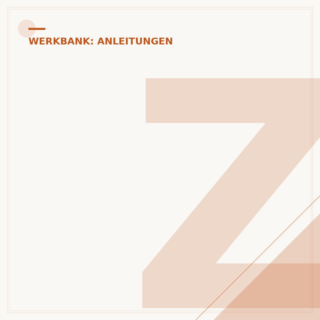 Zubehör für Werkbank-Lochraster einsetzen