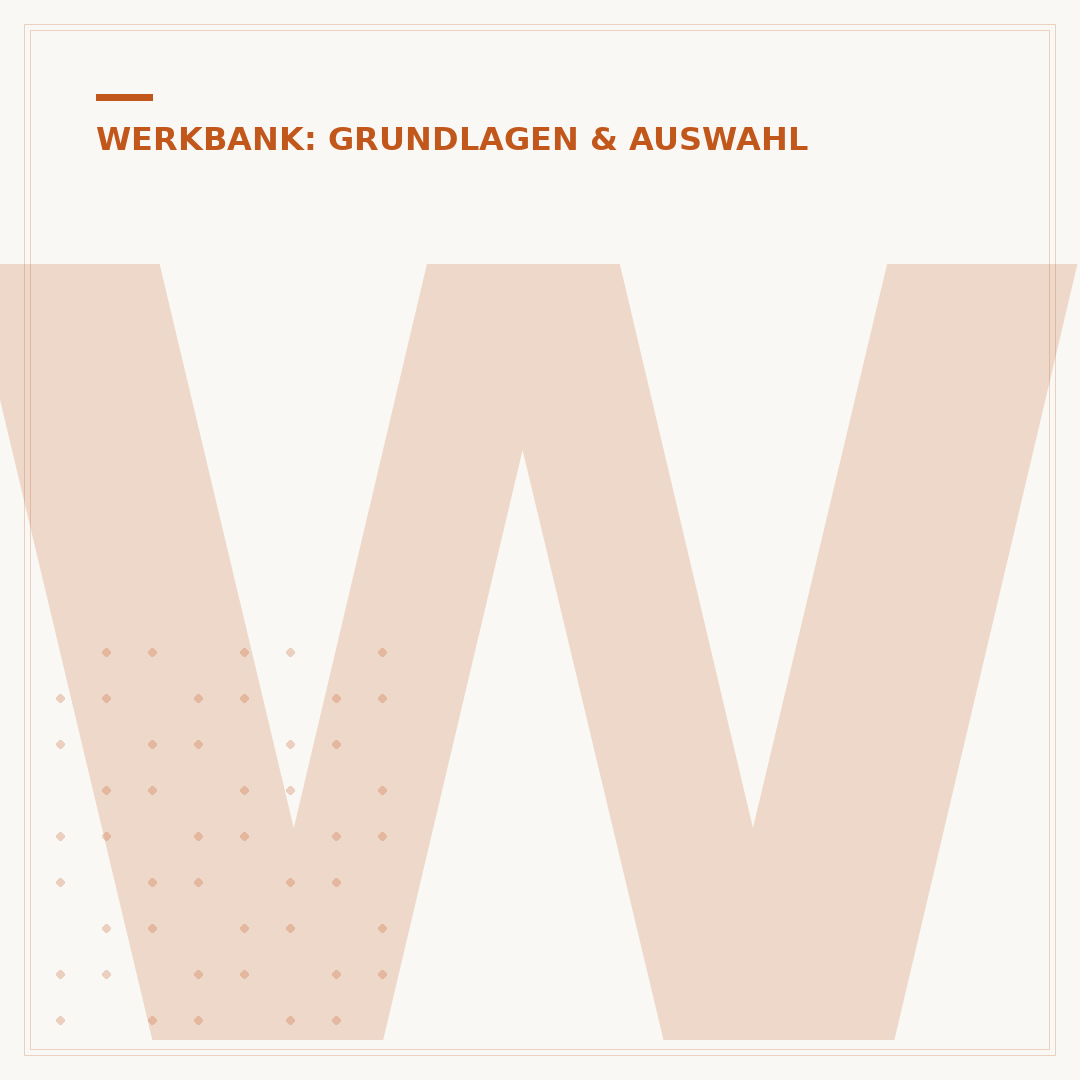 Werkbank-Rückwand
