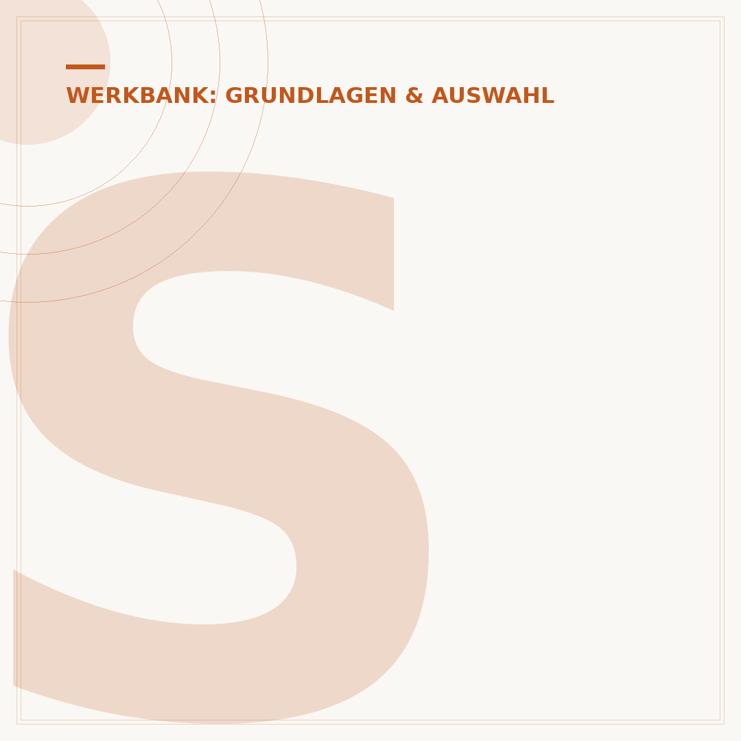 Stabile Werkbank: Kriterien für Festigkeit und Langlebigkeit