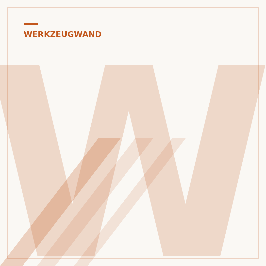 Werkstatt-Werkzeugwand
