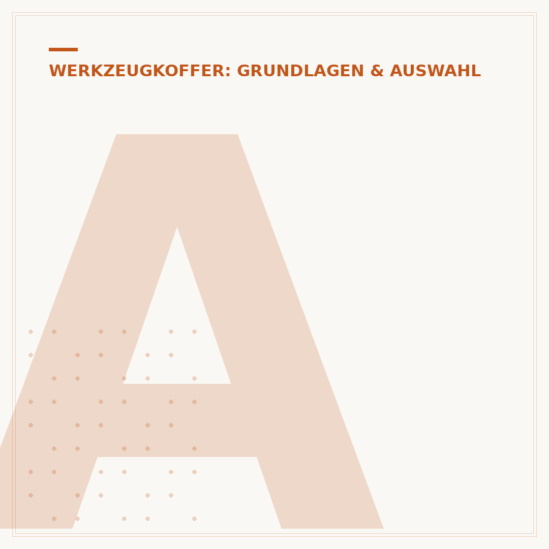 Abschließbarer Werkzeugkoffer