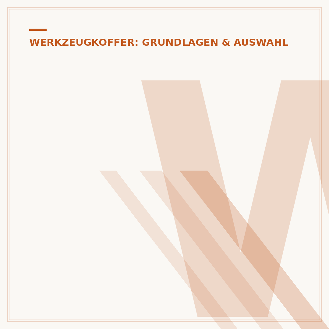 Werkzeugkoffer mit Akkuschrauber