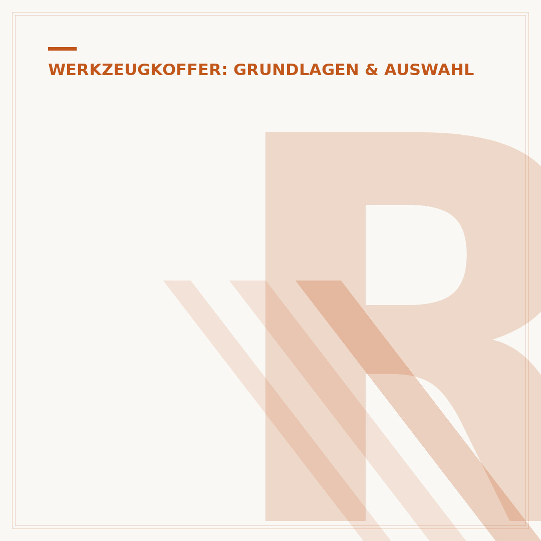 Rollen vom Werkzeugkoffer laufen schwer