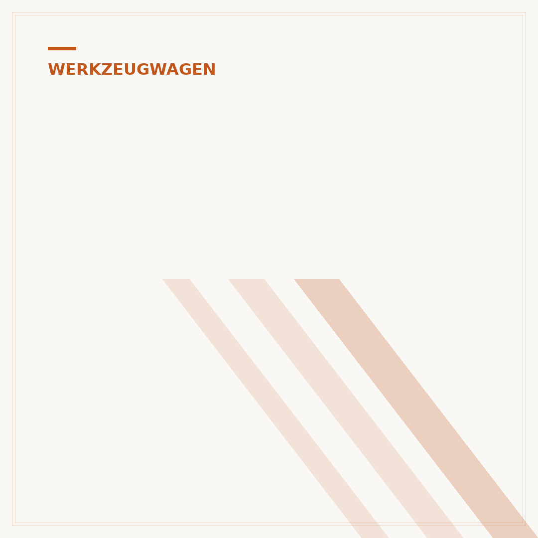 Öl von der Werkzeugwagen-Arbeitsplatte entfernen