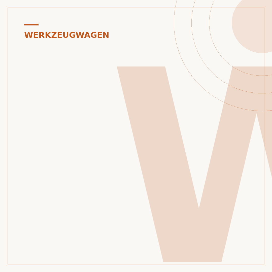 Werkzeugwagen Einlagen Universal: Organisation optimieren