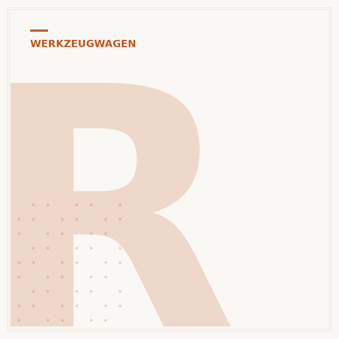 Rollen des Werkzeugwagens tauschen