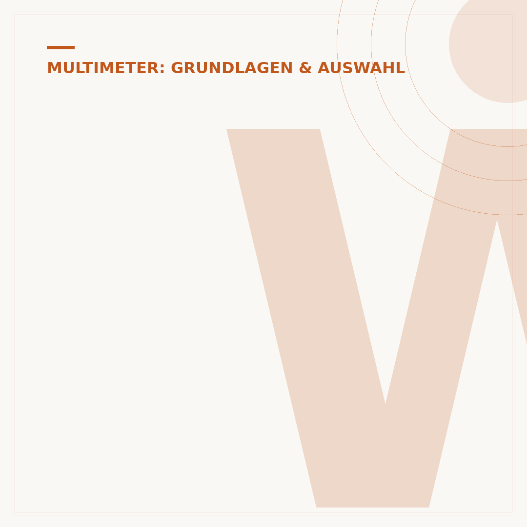 Widerstandsmessung mit dem Multimeter: Leitfaden und Praxis