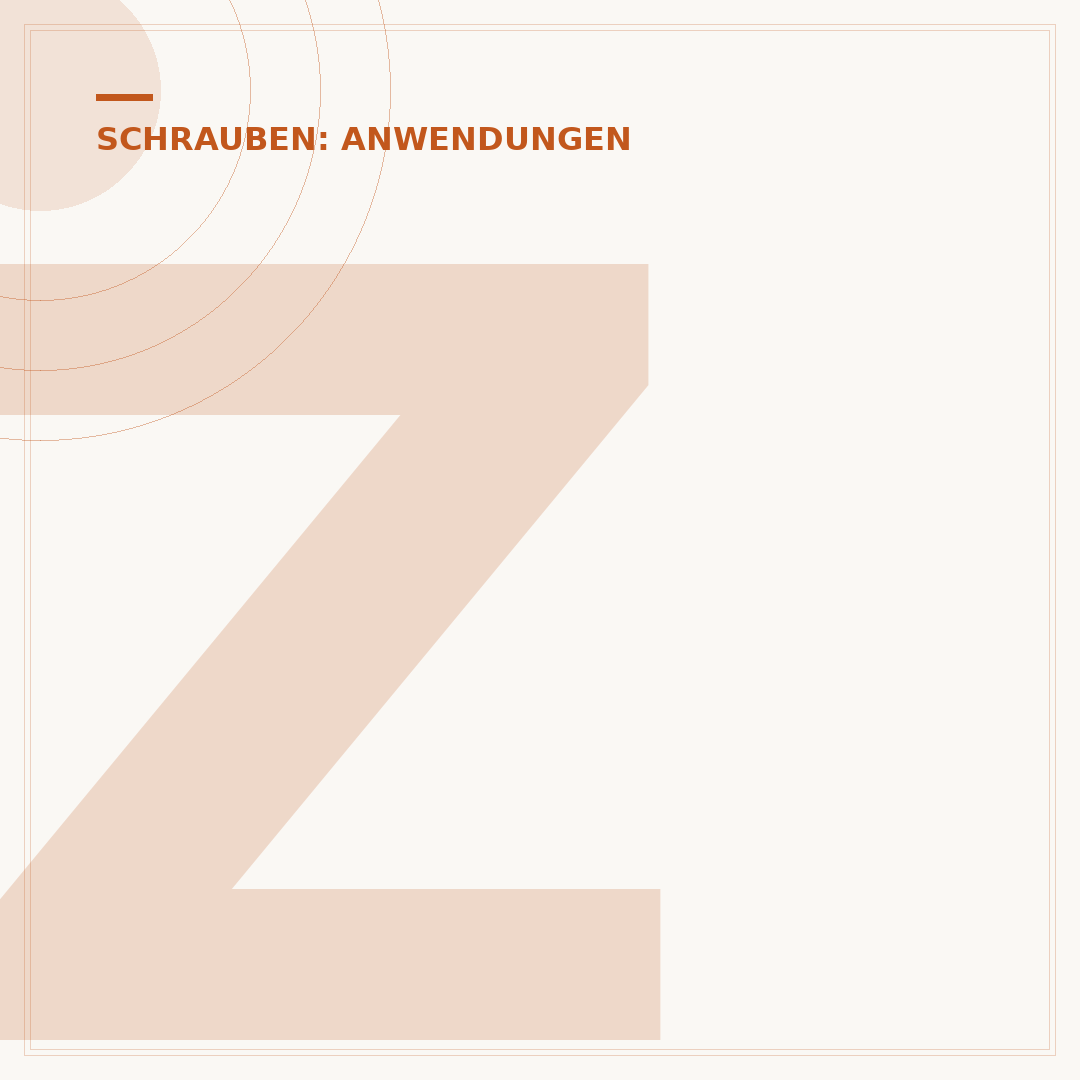 Zierkappen für Schrauben: Schutz & Ästhetik vereinen