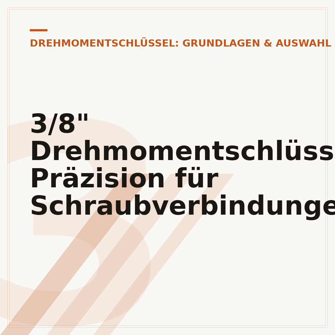 3/8" Drehmomentschlüssel: Präzision für Schraubverbindungen