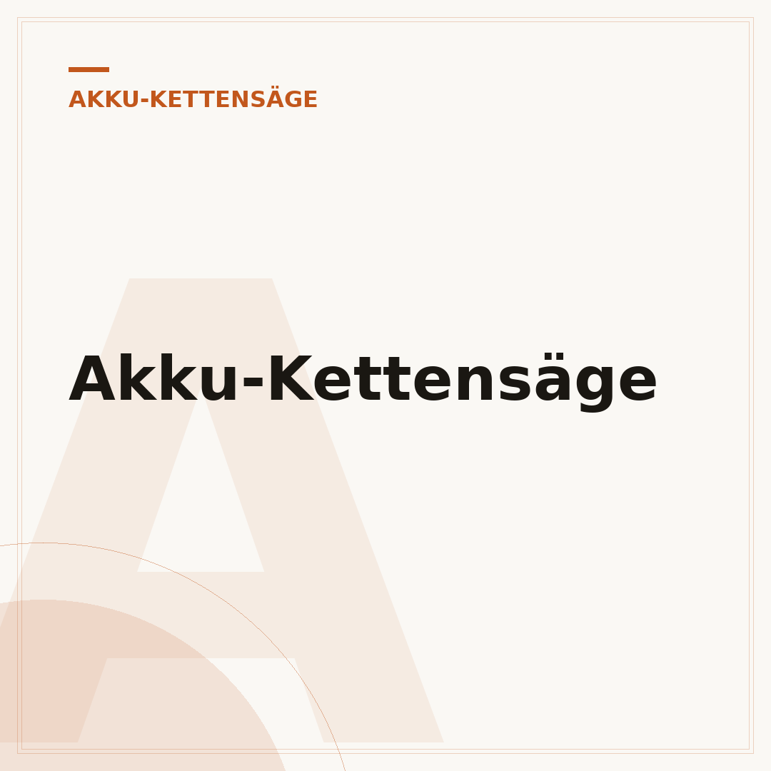 Akku-Kettensäge