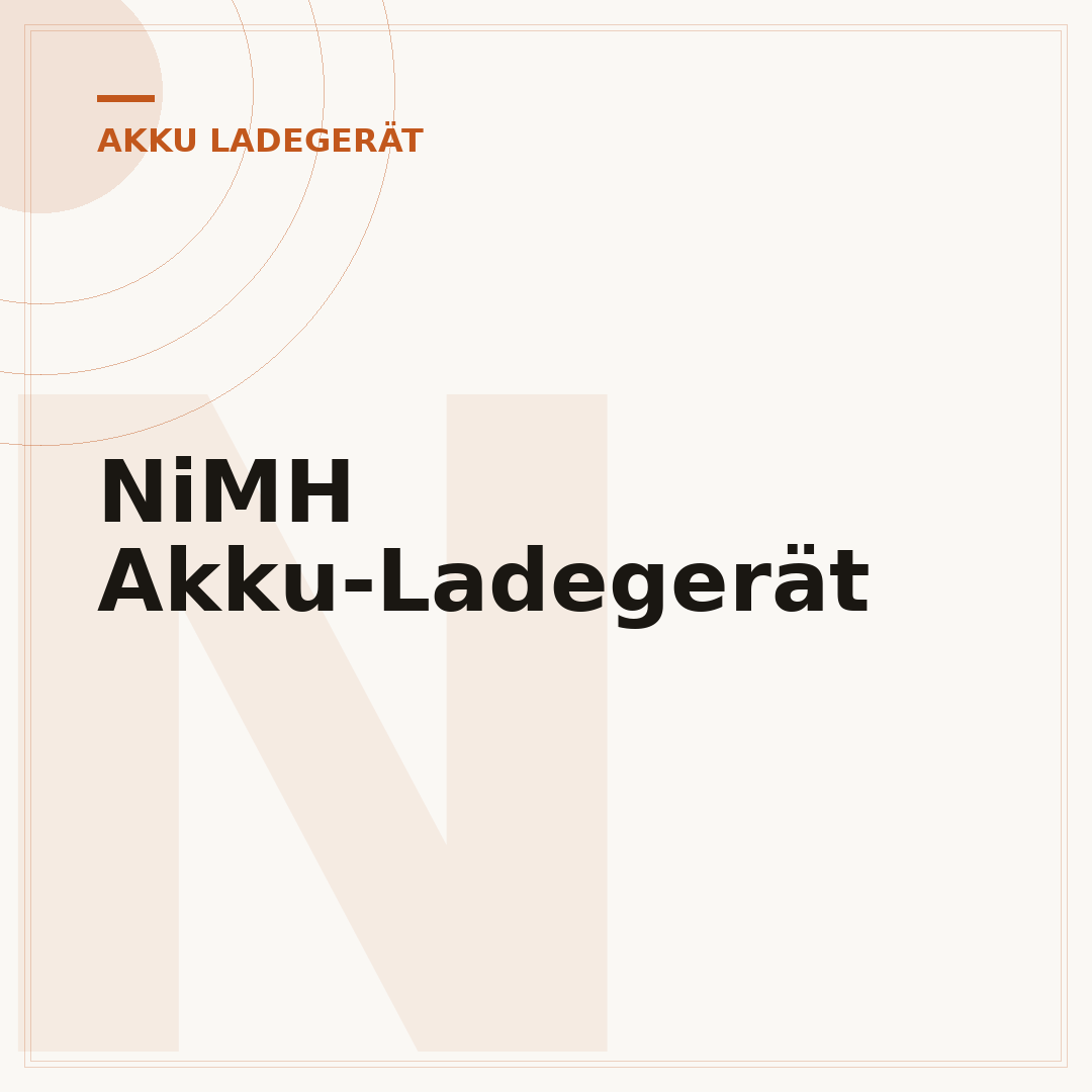 NiMH Akku-Ladegerät