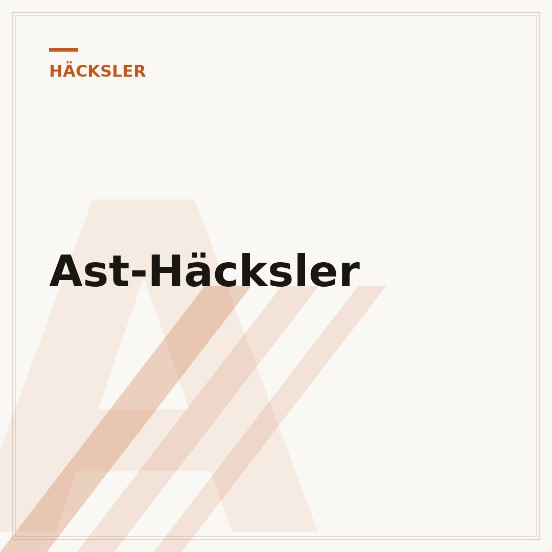 Ast-Häcksler
