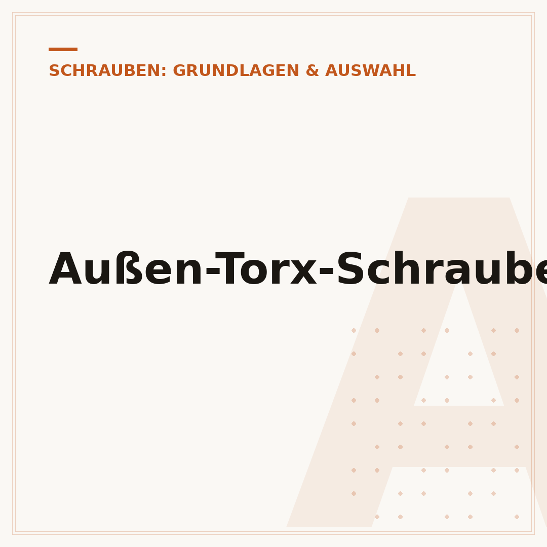 Außen-Torx-Schrauben