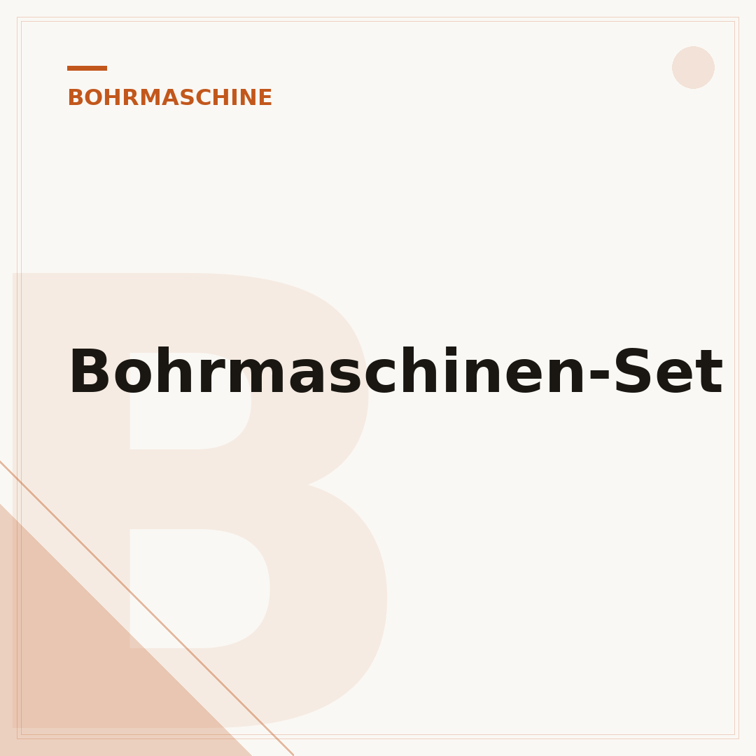 Bohrmaschinen-Set