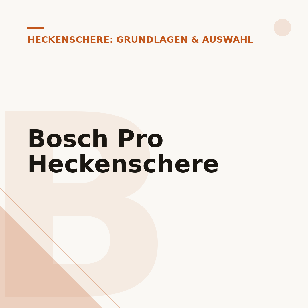 Bosch Pro Heckenschere