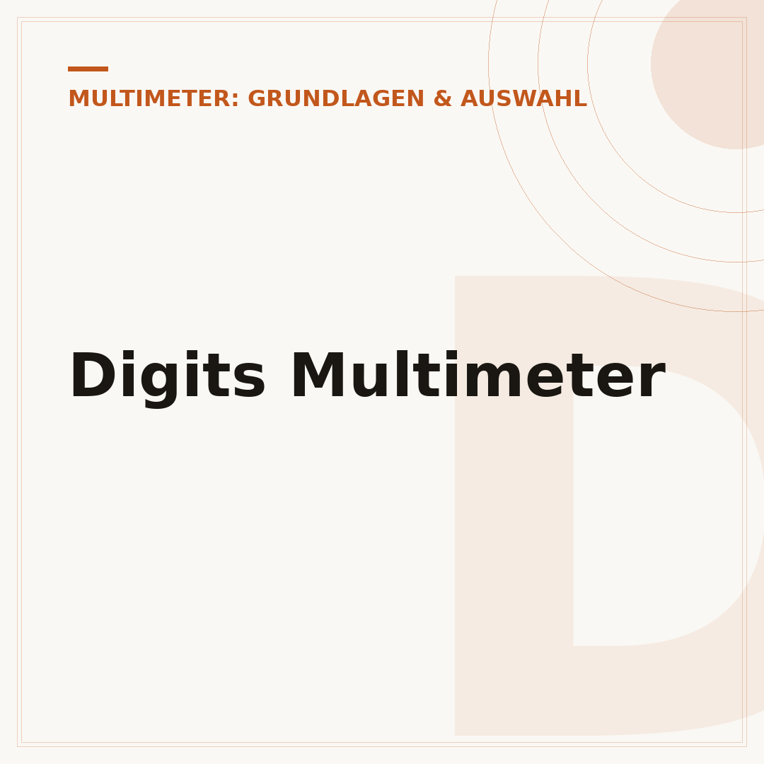 Digits Multimeter