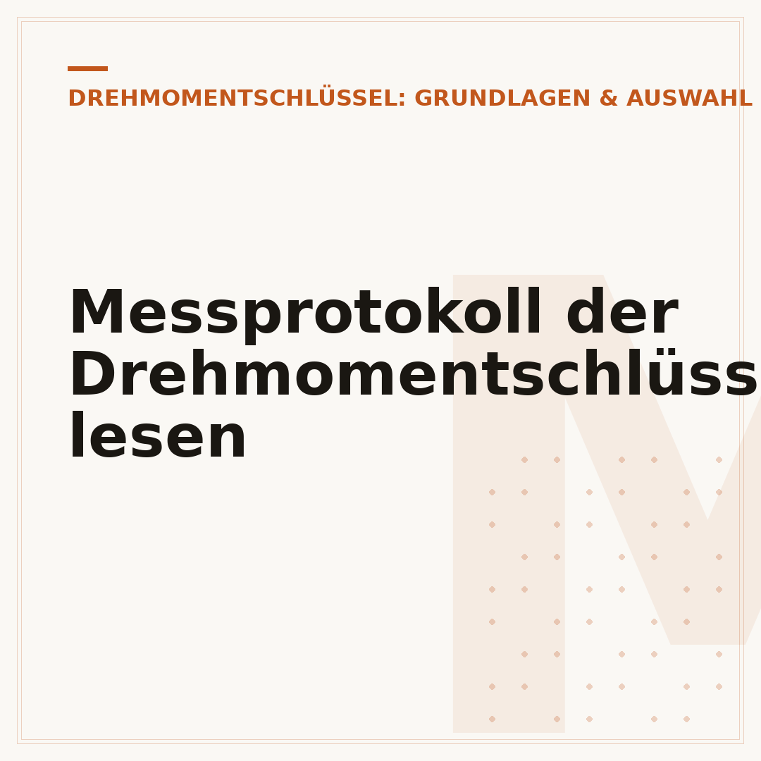 Messprotokoll der Drehmomentschlüssel-Kalibrierung lesen