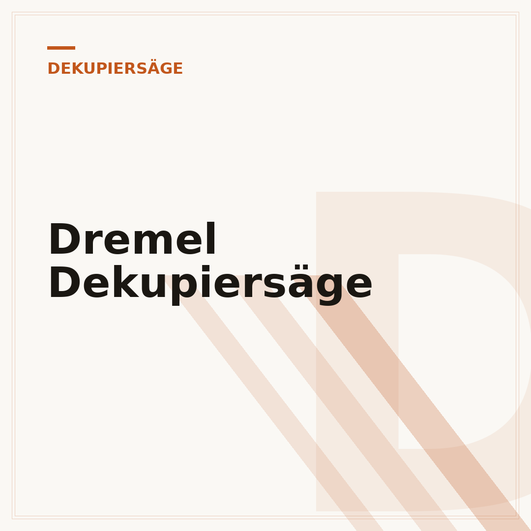 Dremel Dekupiersäge