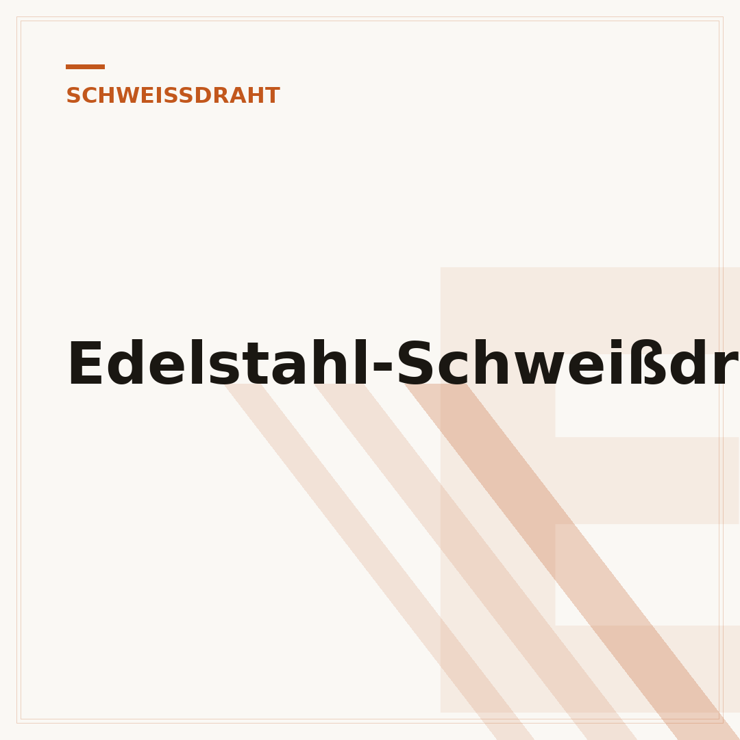 Edelstahl-Schweißdraht