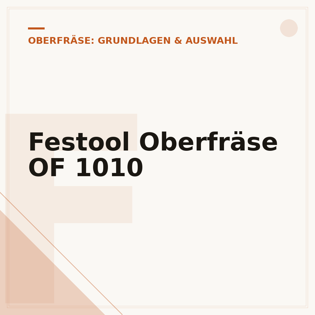 Festool Oberfräse OF 1010