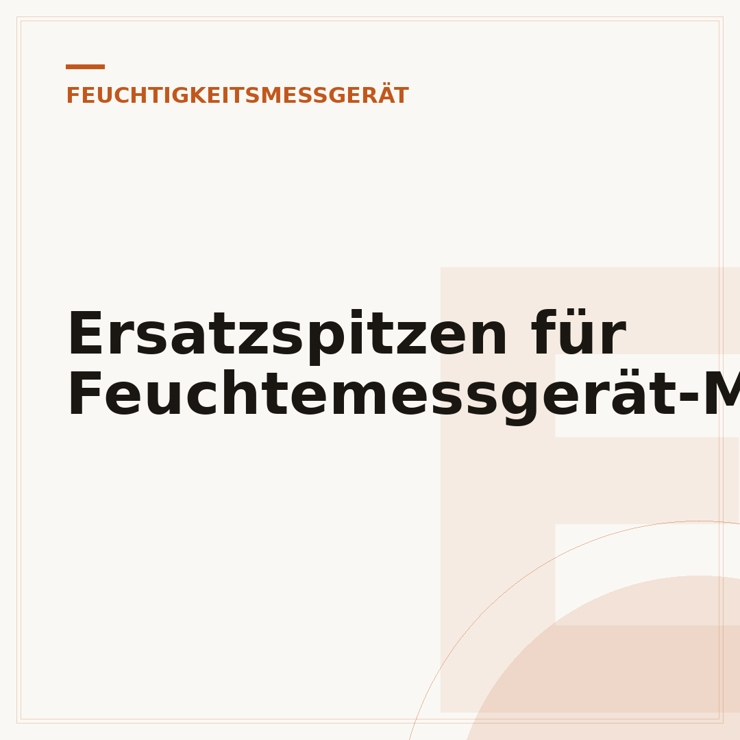 Ersatzspitzen für Feuchtemessgerät-Messspitzen