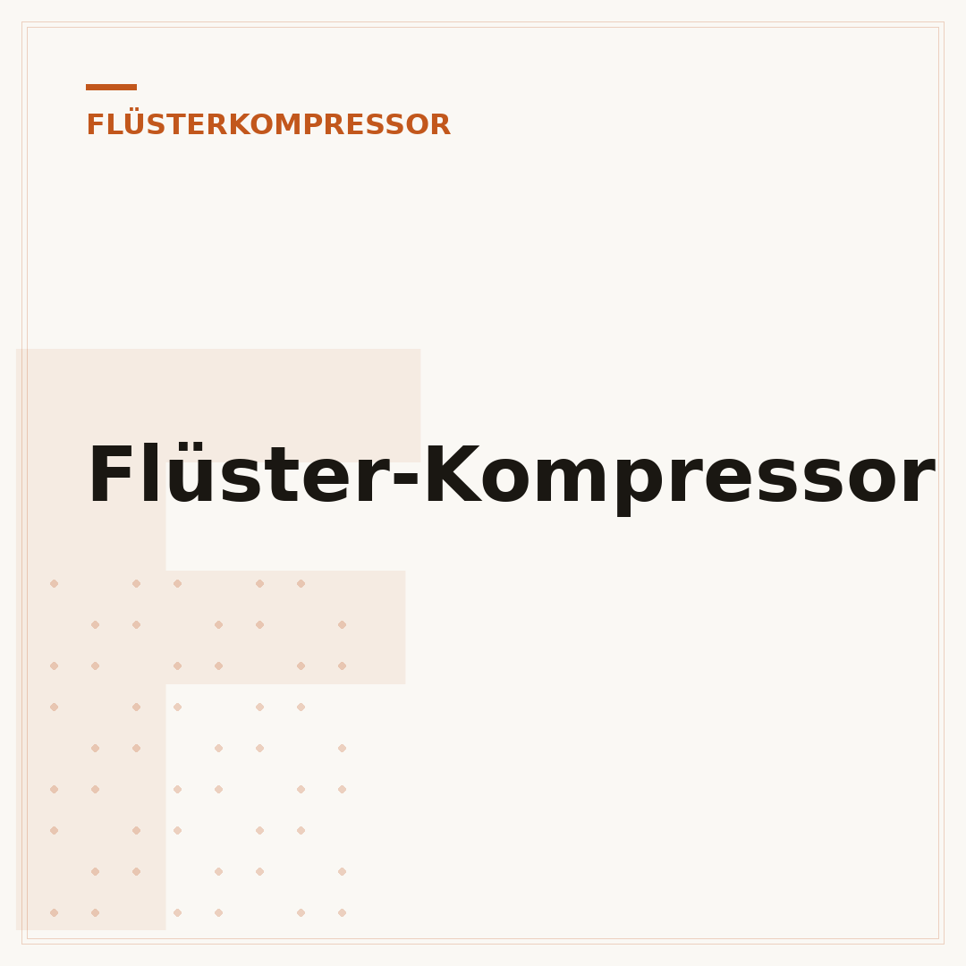 Flüster-Kompressor