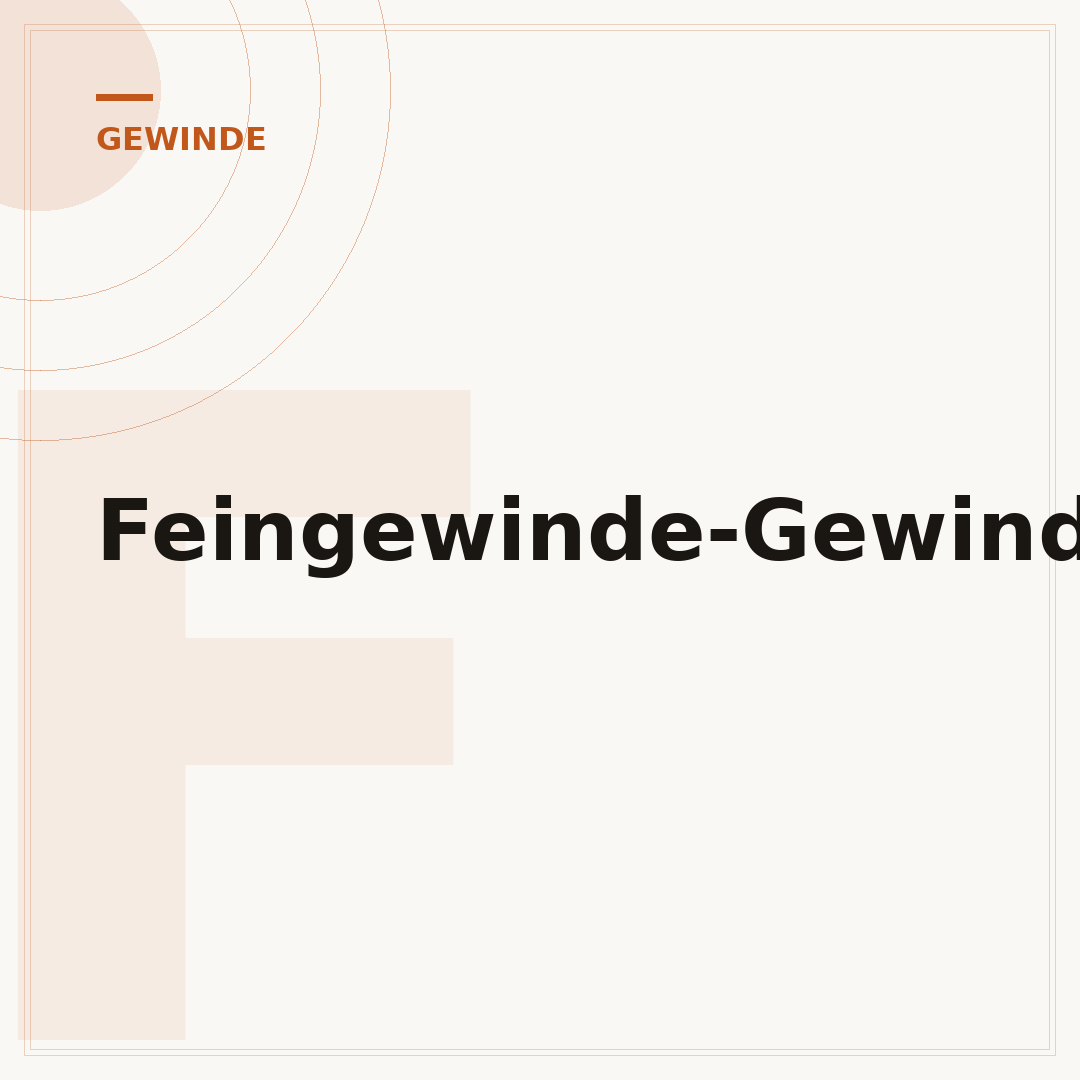 Feingewinde-Gewindeeinsatz