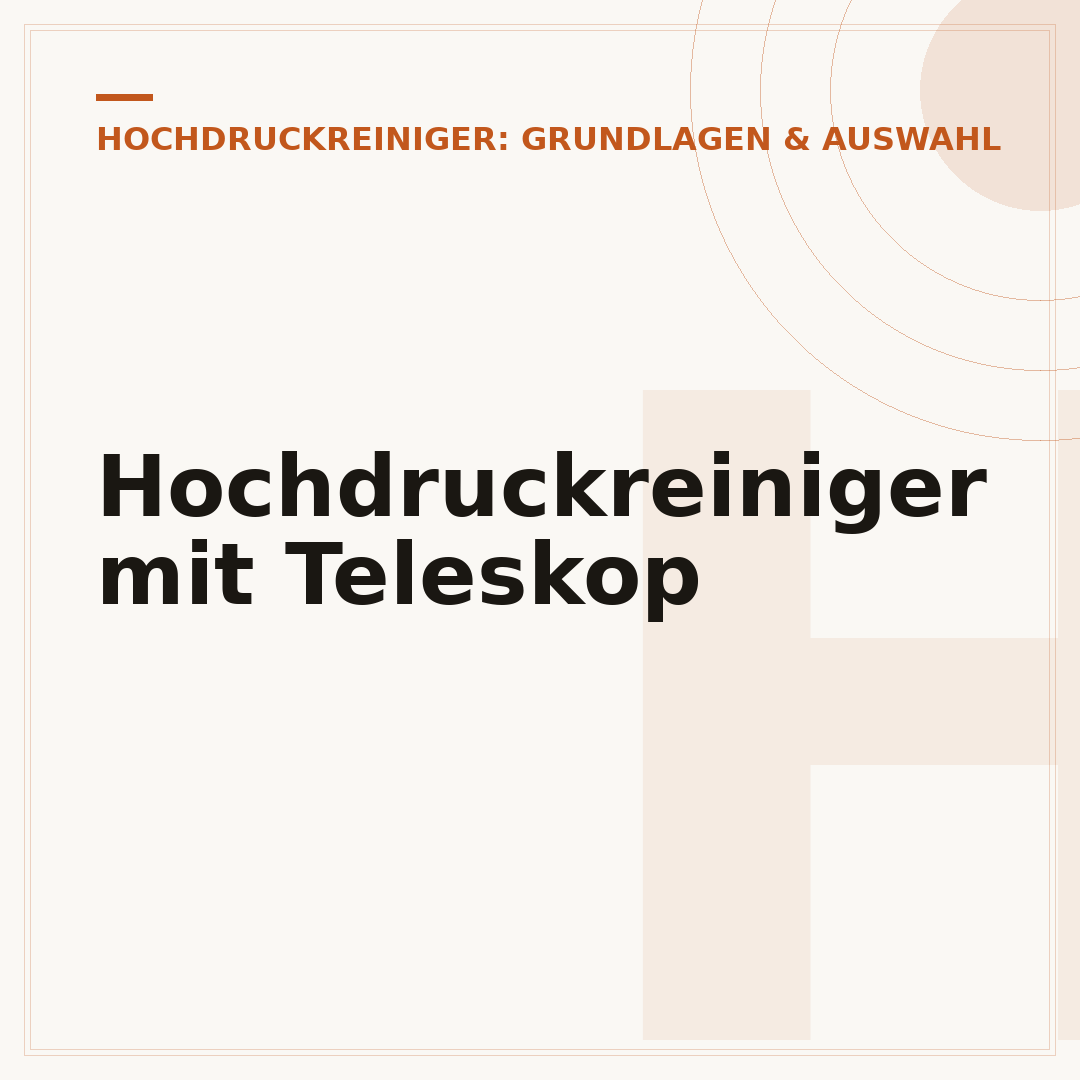 Hochdruckreiniger mit Teleskop
